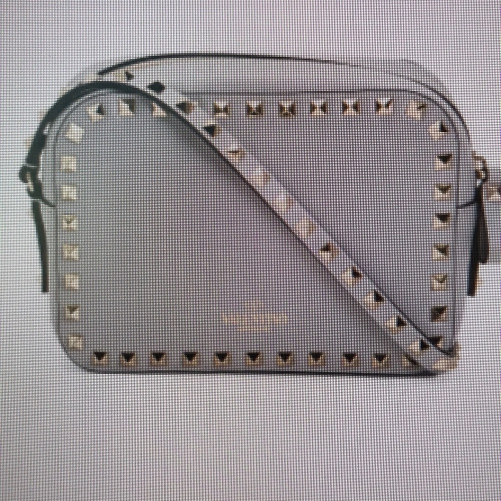 Leather studded crossbody valentino